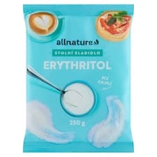 Allnature Erythritol stolní sladidlo 250g