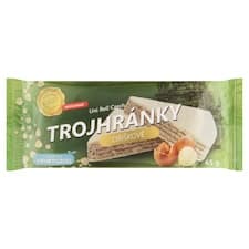 Uni Roll Czech Lázeňské trojhránky promazávané oříškové 45g