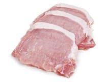 Vepřová pečeně bez kosti kuch. úprava plátky naklepané chlaz. 50 x 120 g vlastní výroba