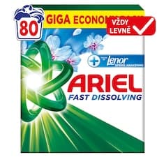 Ariel Prací Prášek +Touch of Lenor Spring Awakening, 4.4kg, 80 Praní