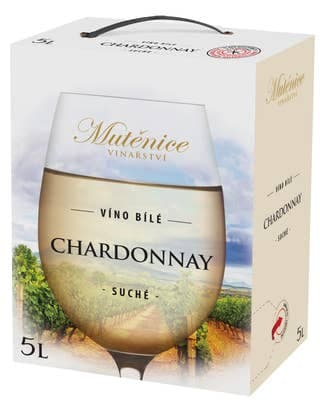 Vinařství Mutěnice Jumbo Bib Chardonnay, odrůdové víno bílé