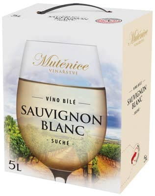 Vinařství Mutěnice Jumbo Bib Sauvignon Blanc, odrůdové víno bílé