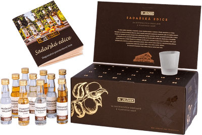 R. JELÍNEK Sadařský kalendář 24x20ml + sklenička + degustační blok (dárkové balení)