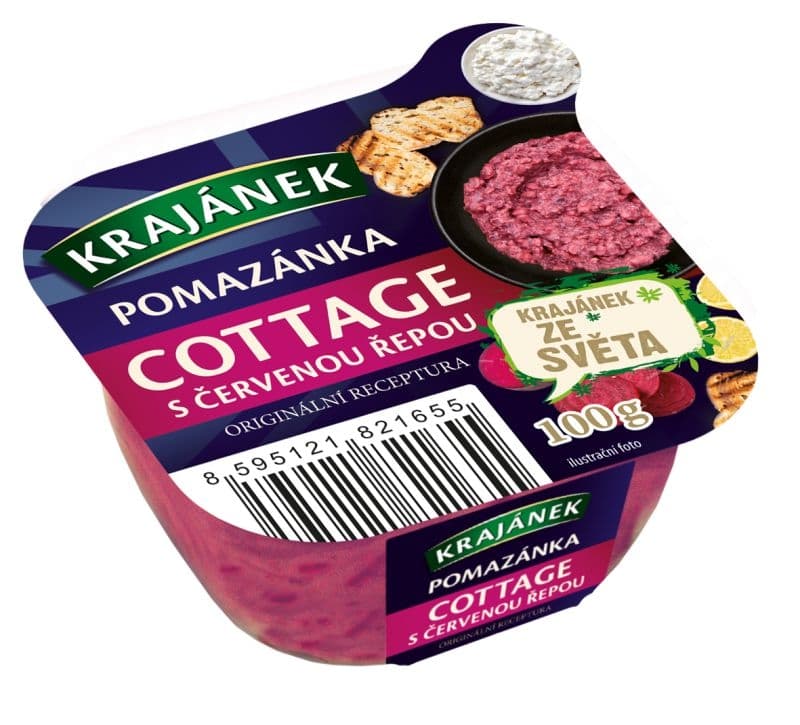 Krajánek Pomazánka cottage červená řepa 100g