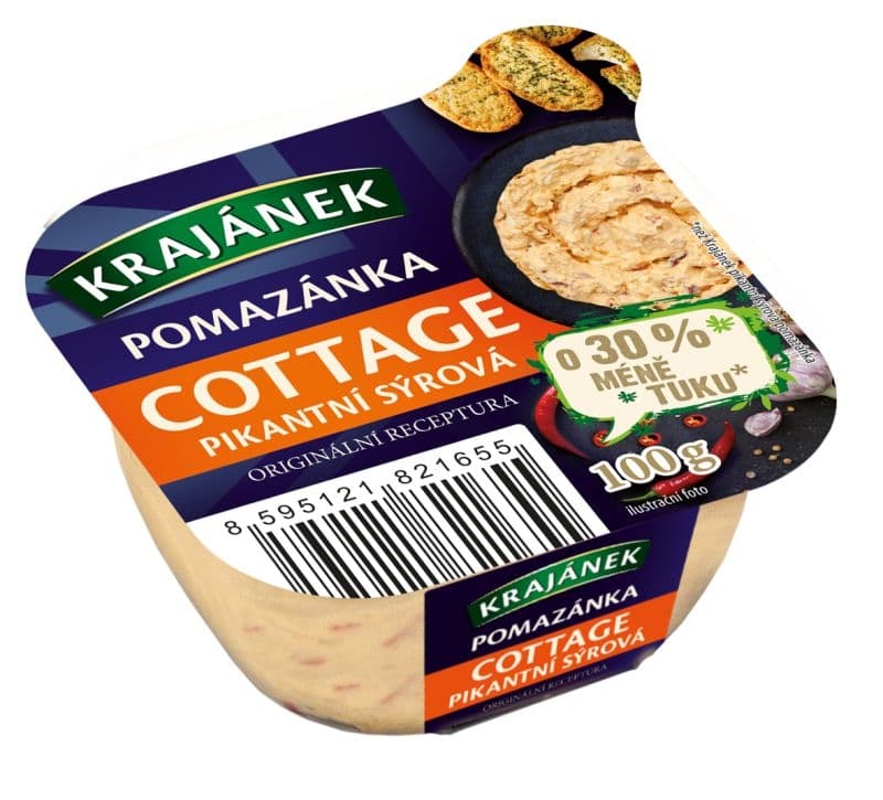 Krajánek Pomazánka cottage pikatní sýrová 100g