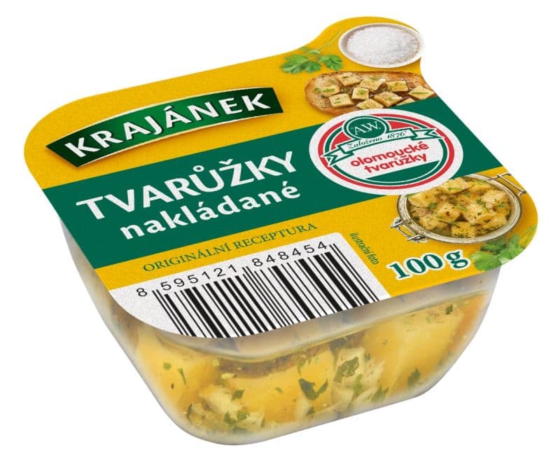 Krajánek Tvarůžky nakládané 100g