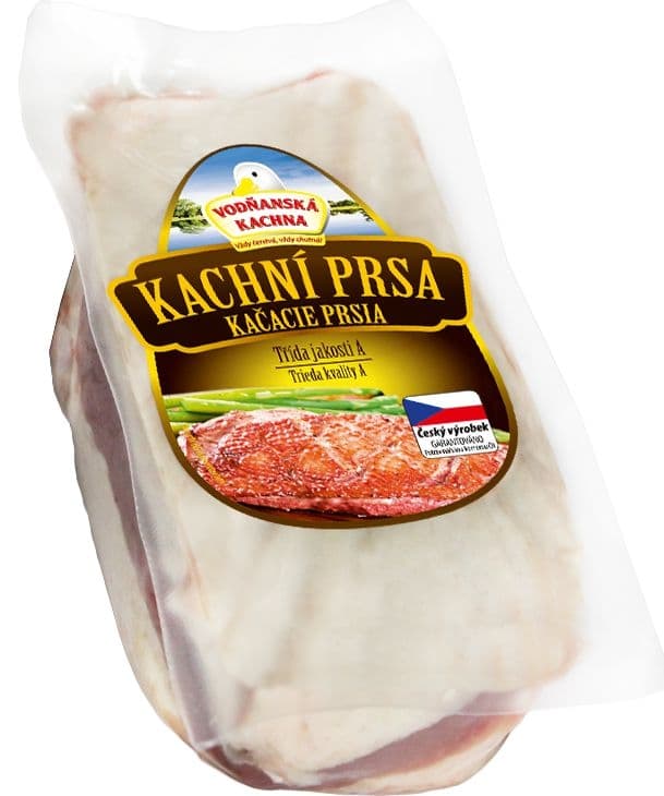 Kachní prsa mražená bez kosti s kůží 500 g