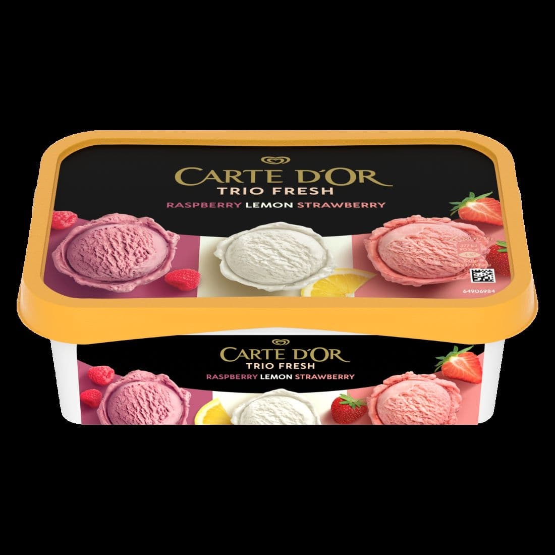 Carte d'Or TRIO FRESH raspberry lemon strawberry zmrzlina 1000ml