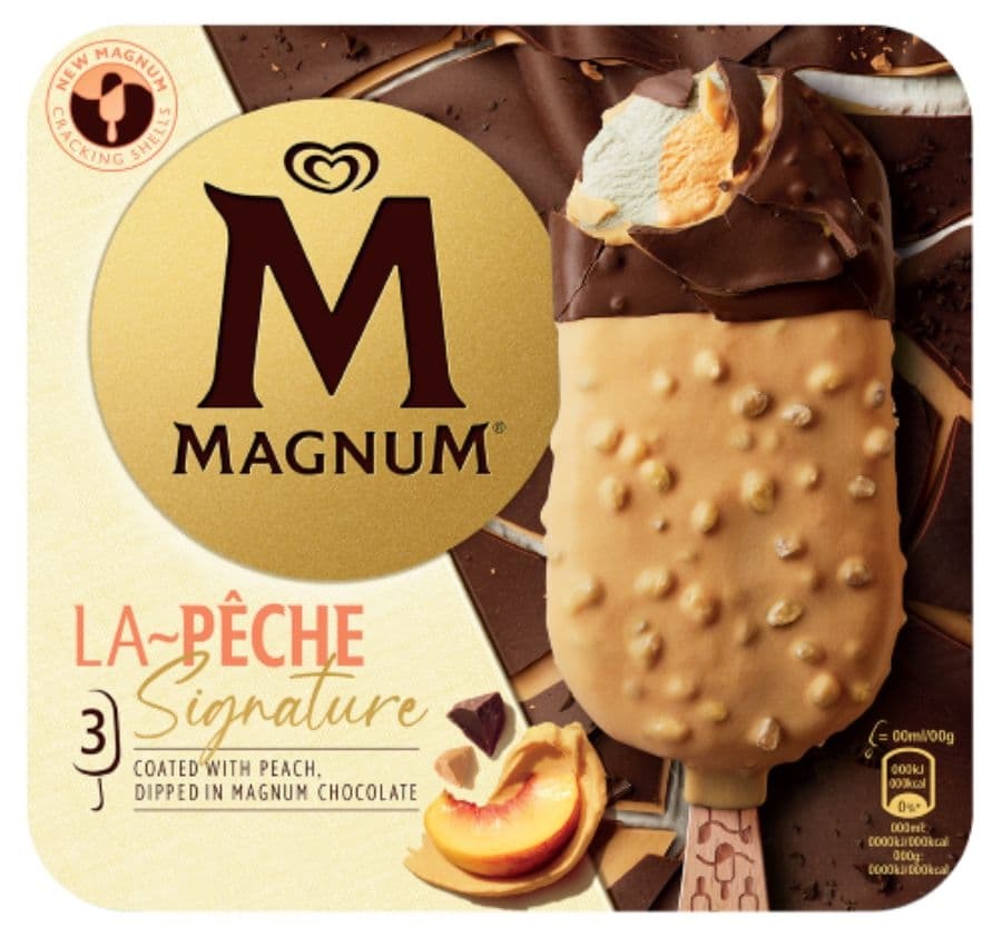 Magnum La Peche zmrzlina 3x90 ml