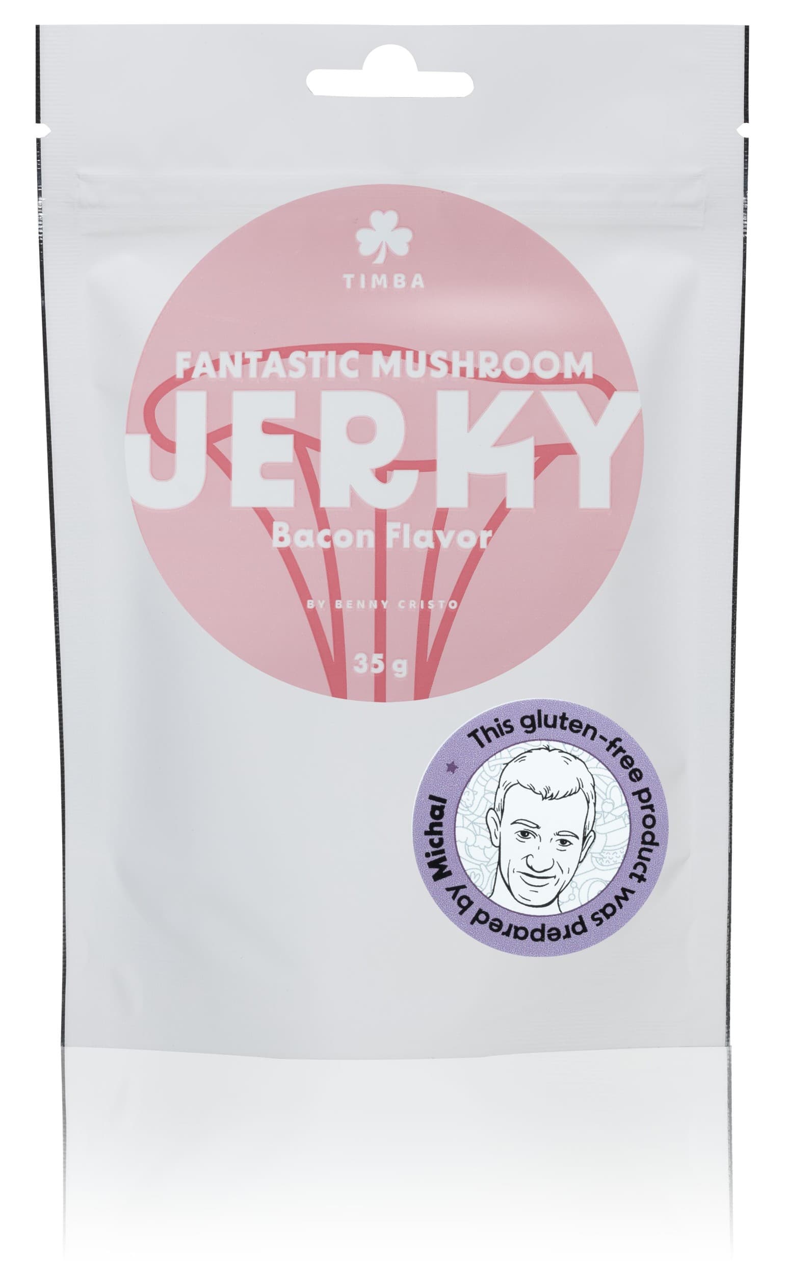 Timba Fantastic mushroom jerky  Bacon flavor 35g