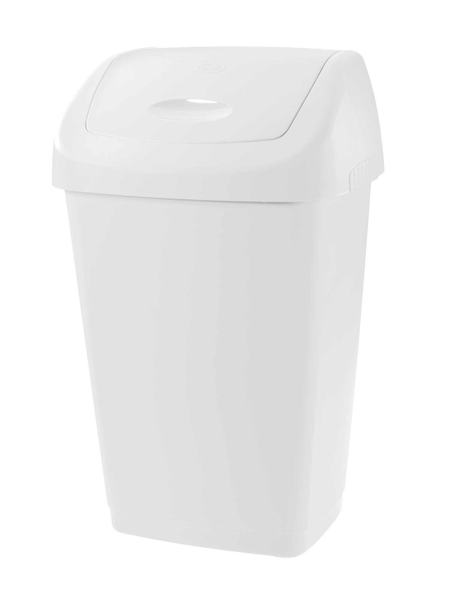 Odpadkový koš AURORA 50 l bílá