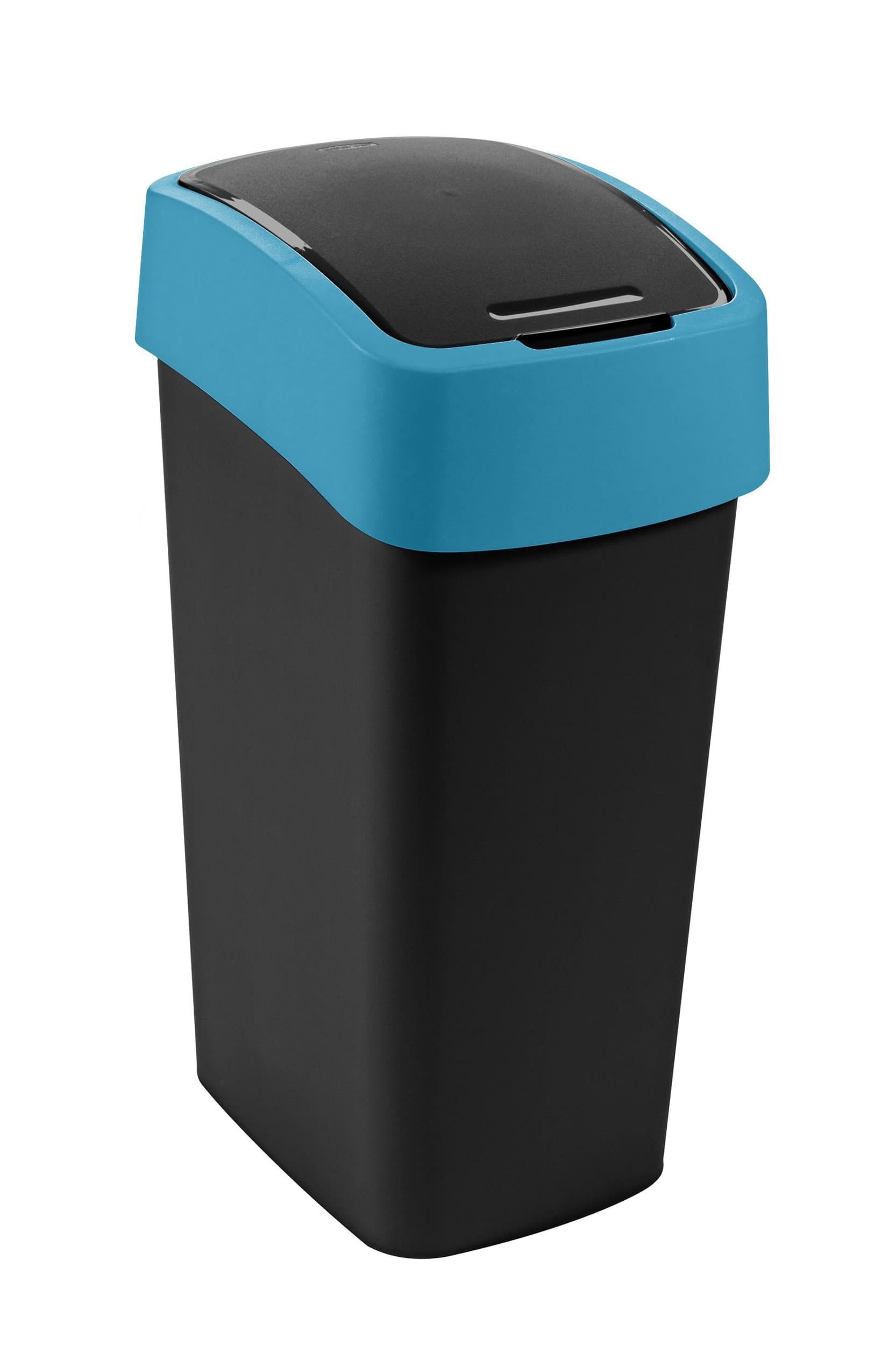 Curver Odpadkový koš Flip Bin 45L ČERNÝ/MODRÝ
