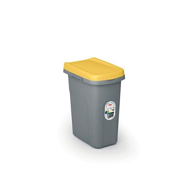 STEFANPLAST Odpadkový koš Home Eco System 15 l, žlutý