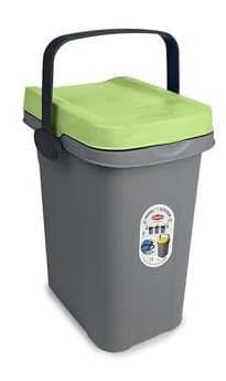 STEFANPLAST Odpadkový koš Home Eco System 7 l, zelený