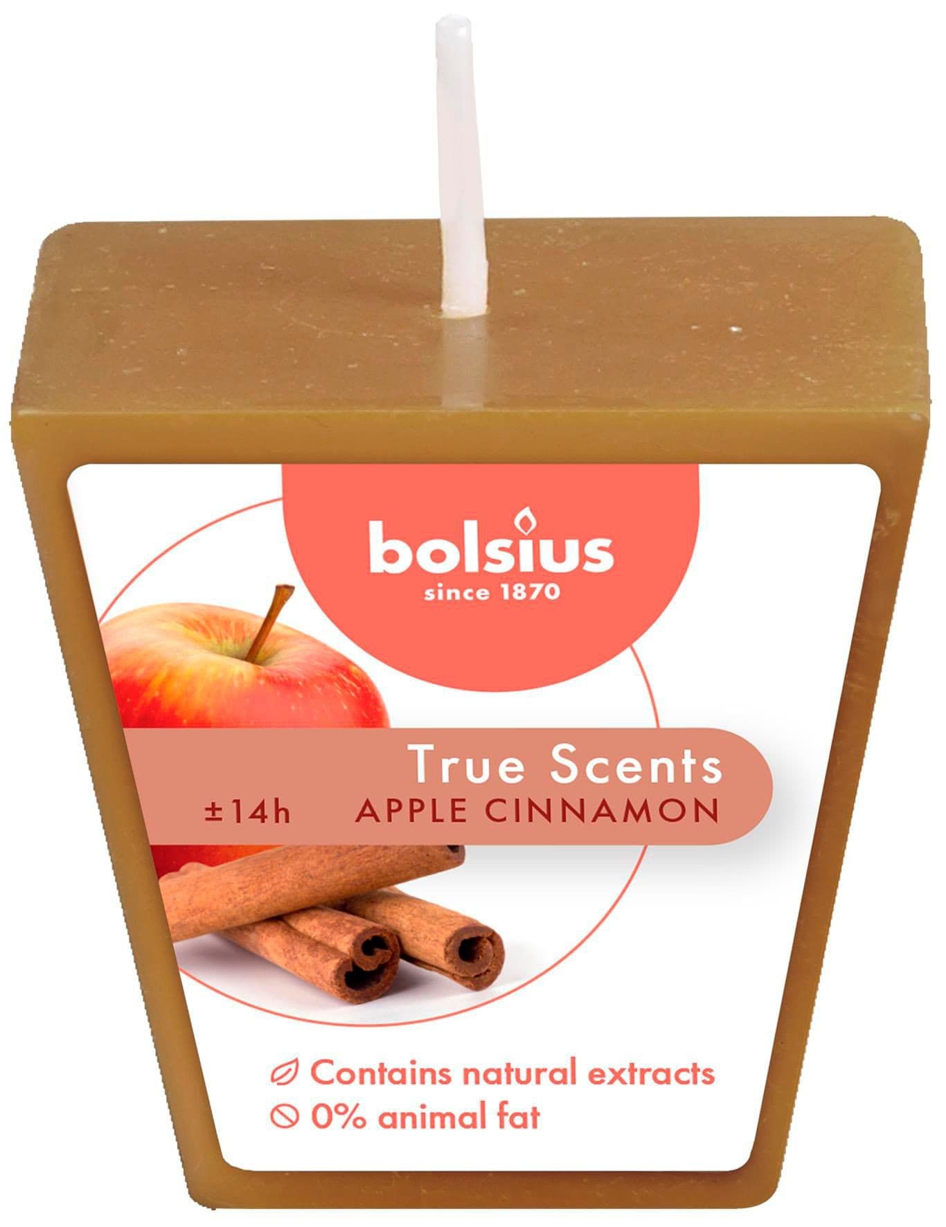 Bolsius Aromatic 2.0 Votiv 48Mm Apple Cinammon, vonná svíčka 62 g