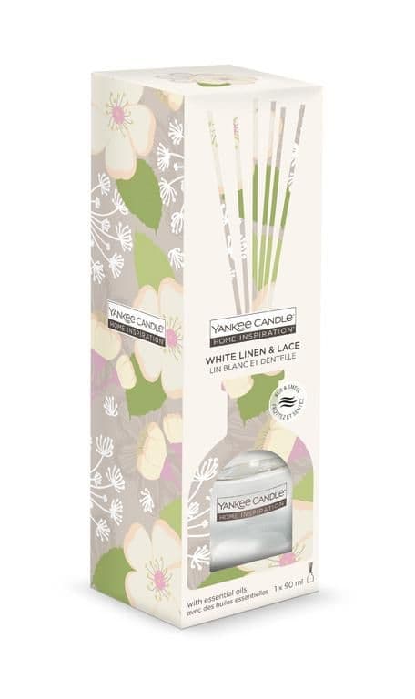 Yankee Candle Home Inspiration Vonný difuzér White linen & lace 90 ml