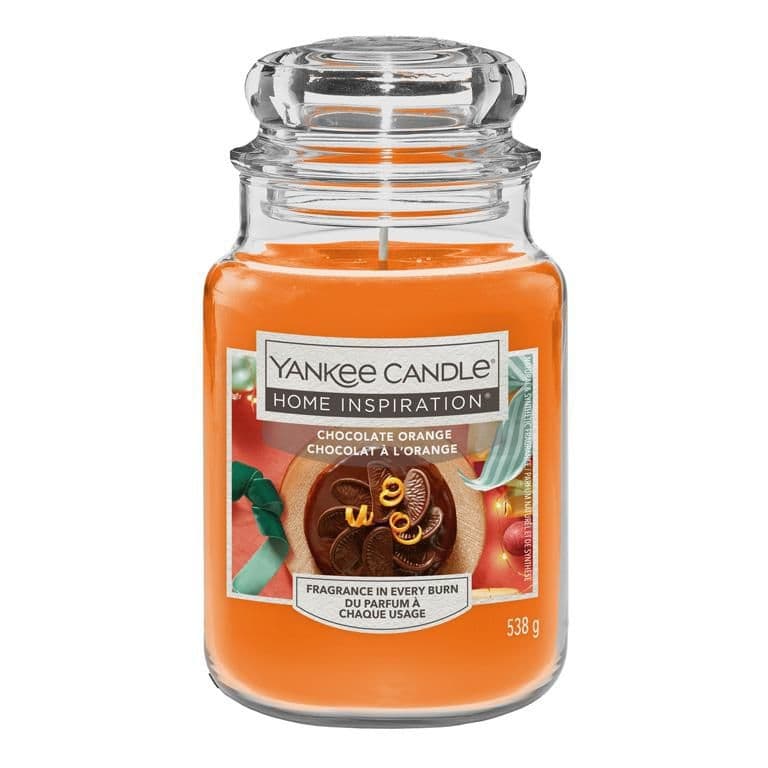 Yankee Candle Home Inspiration Sklo velké Chocolate Orange 538g
