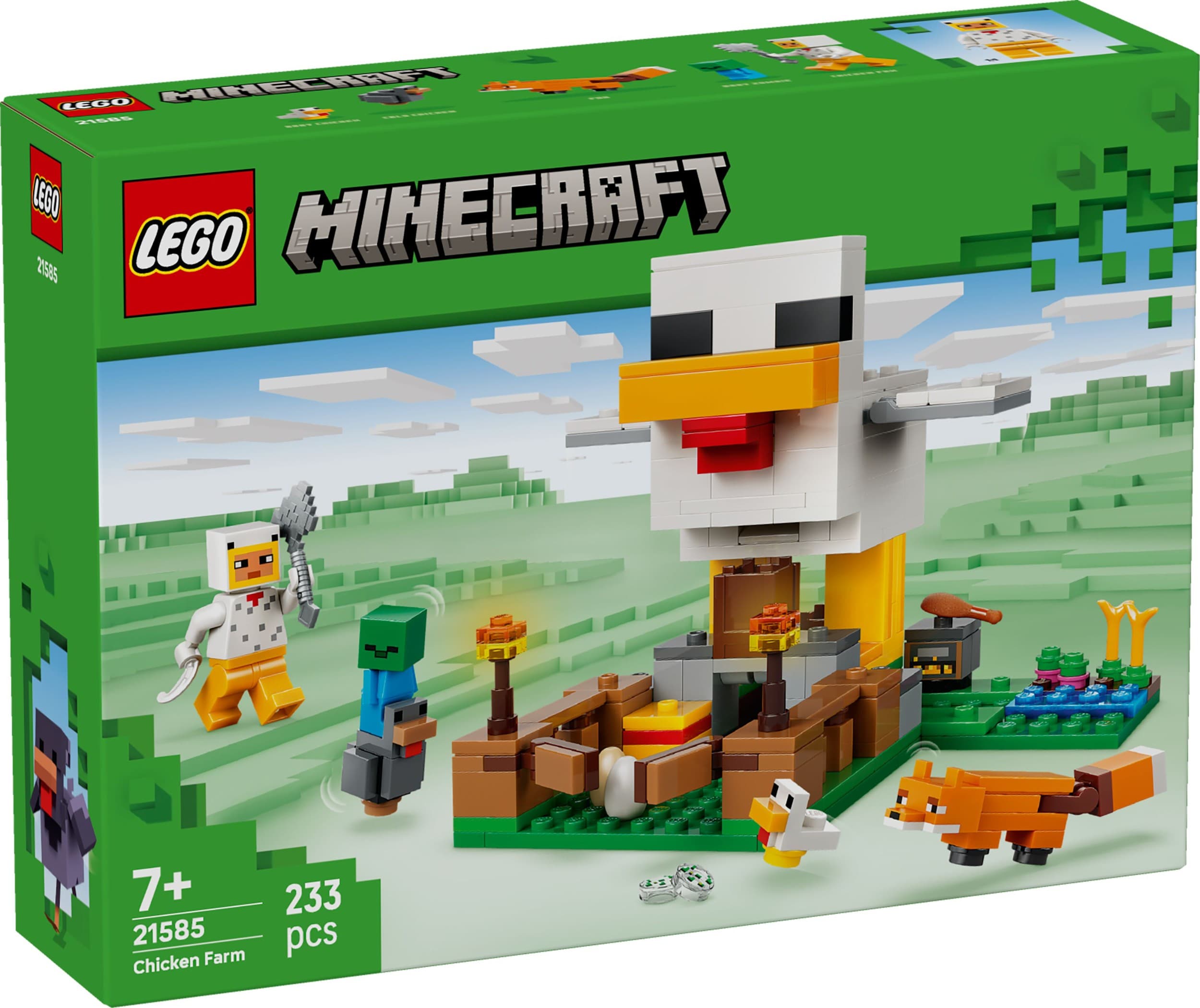 LEGO® Minecraft® 21585 Slepičí farma
