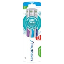 Sensodyne Deep Clean Extra Soft zubní kartáček 3 ks