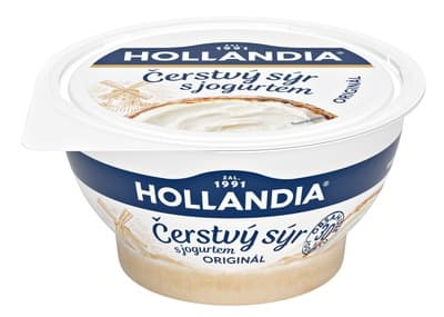 Hollandia Čerstvý sýr s jogurtem originál 125.0 g
