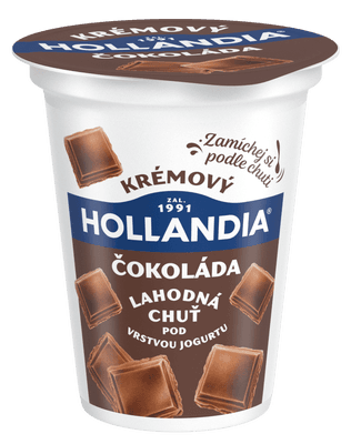 Hollandia Krémový jogurt čokoláda