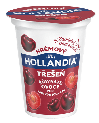 Hollandia Krémový jogurt třešeň