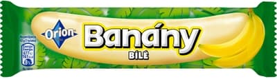 ORION Banány želé tyčinka v bílé polevě
