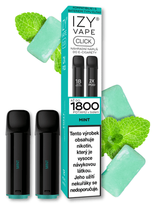 IZY VAPE CLICK POD Mint 18 mg, 2 ks