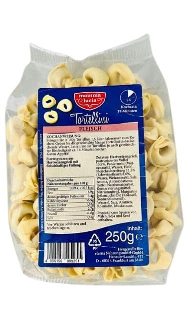 Mamma Lucia Tortelliny s masovou náplní 250g
