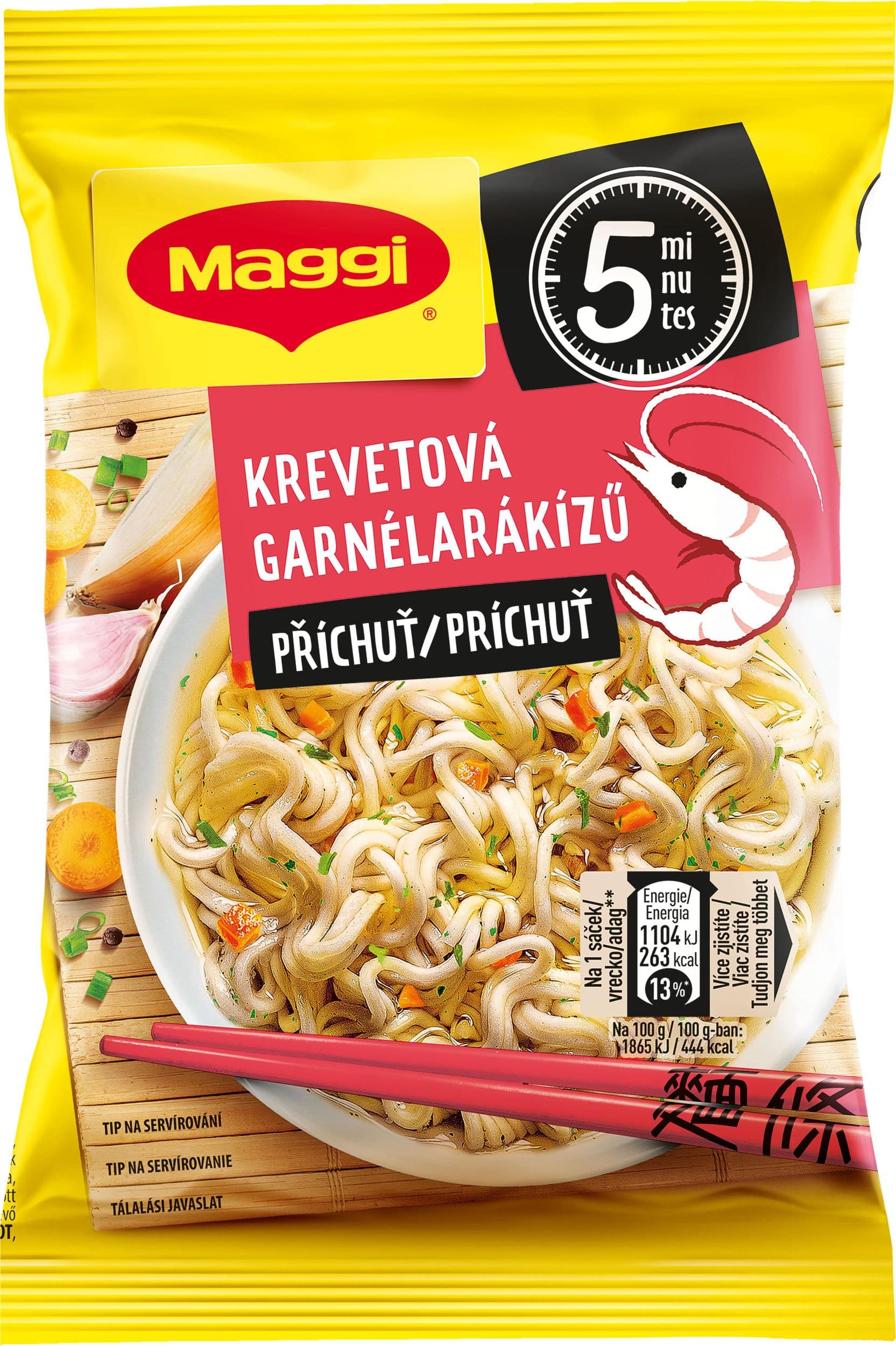 MAGGI Instantní nudle s krevetovou příchutí 59,2 g