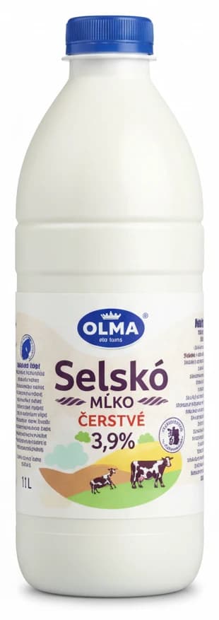Olma Selské mléko čerstvé 3,9%