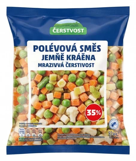Polévková směs jemně krájená mrazivá čerstvost