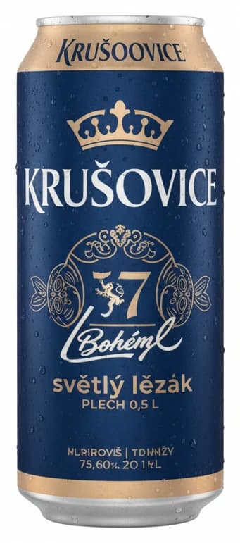 Krušovice Bohém světlý ležák plech
