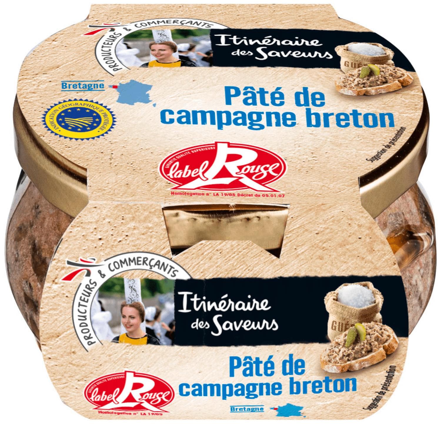 IDS Paté z Bretaně se solí Guerande Label Rouge