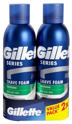 Gillette Series Sensitive pěna (2x 200 ml)