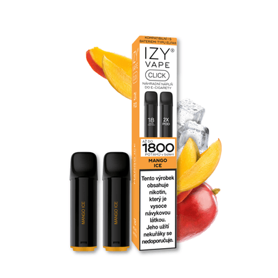IZY VAPE CLICK POD Mango ICE 18 mg, 2 ks