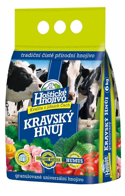 Hoštické hnojivo Kravský hnůj 6 kg