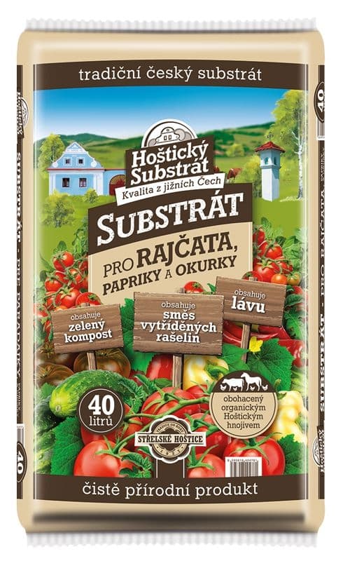 Forestina Hoštický substrát pro rajčata, papriky a okurky 40l