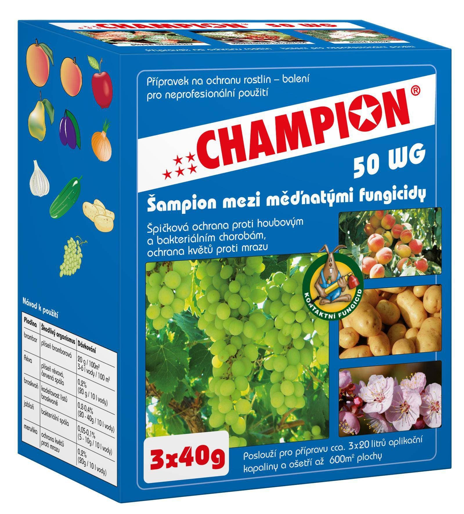 Fungicid Champion 50WG 3x40g