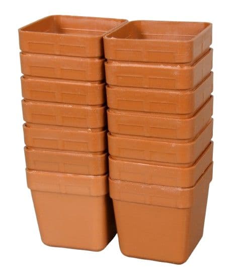 Květník KAKTUS lehčený plastový 6x6cm 14ks