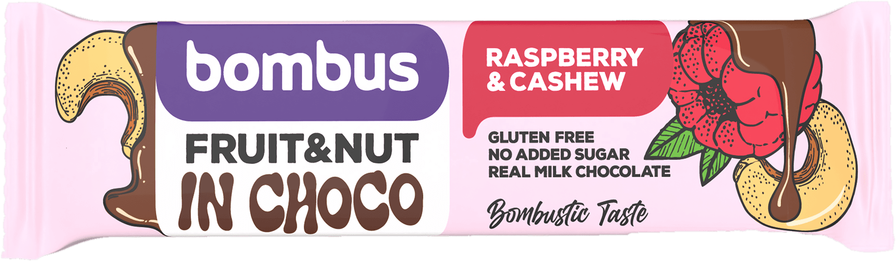 Bombus Fruit & Nut Raspberry & Cashew