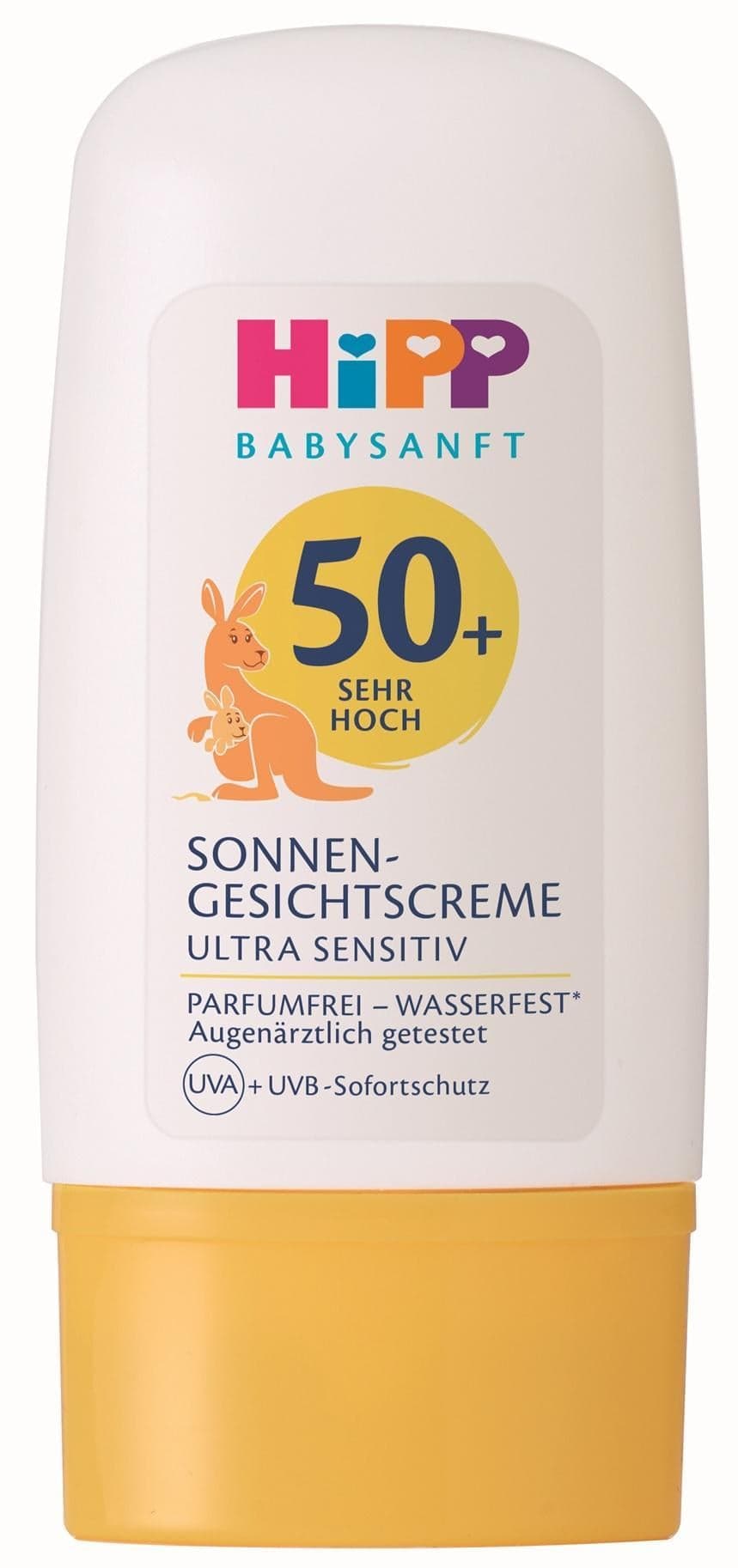 HiPP Babysanft ochranný krém na obličej proti slunci SPF 50+