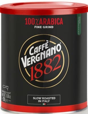 Caffè Vergnano 1882 100% Arabica Espresso pražená mletá káva