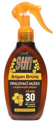 Vivaco Opalovací mléko s arganovým olejem OF 30
