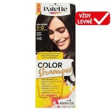 Schwarzkopf Palette Color Shampoo barva na vlasy Černý 1-0 (113)