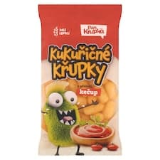 Pan Křupka Kukuřičné křupky s příchutí kečup 50g
