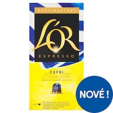 L'OR Espresso Capri Dolce Vita pražená mletá káva v kapslích 10 ks 52g
