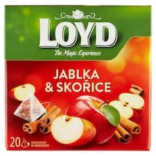 Loyd Jablka & skořice ovocno-bylinný čaj aromatizovaný 20 x 2,25g (45g)