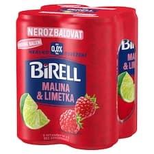Birell Malina & limetka 4 x 0,33l (1,32l)