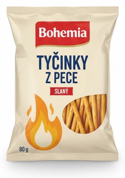 Tyčinky z pece Bohemia